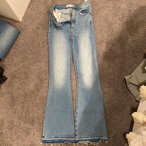 Abercrombie ultra rise flare jeans